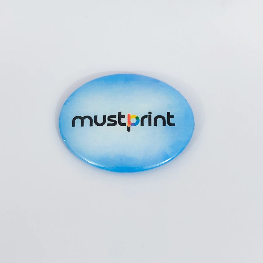 Oval Shape Badge
